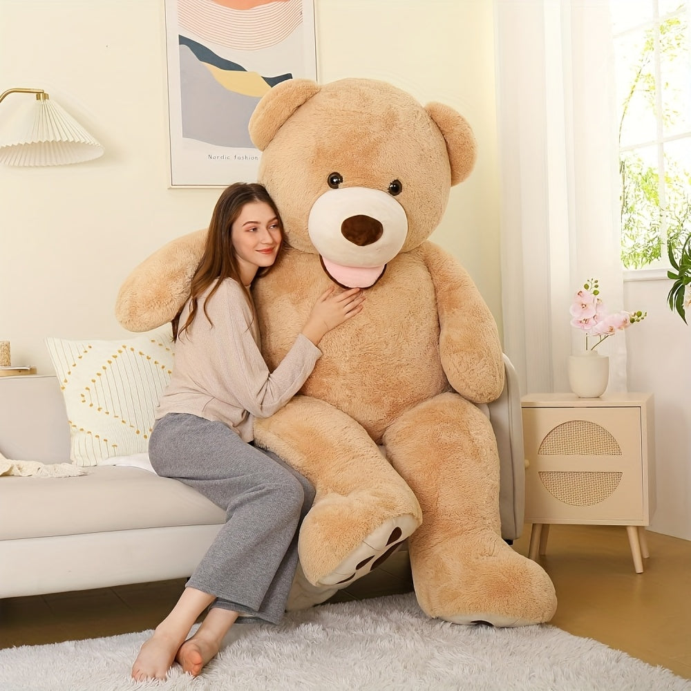 Giant Teddy Bear Plush MorisMos Giant 6 Feet Teddy Bear Plush | Life Size Huge Teddy Bears for Girlfriend Boyfriend, 6 Foot Large Bear Gifts, Baby Shower, Birthday