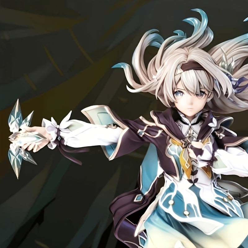 Anime-Themed PVC Statue with Dual Hair & Blue Accents - Ideal for Desk and Car Decor, Perfect Gift for Christmas, Halloween, Birthdays, and Anime Enthusiasts, Anime Room Decor