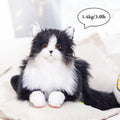 3lb Handmade Plush Tuxedo Cat - Realistic Chongker Stuffed Animal with Black & White Fur, Expressive Eyes, and Soft Paws - Perfect Gift for Cat Lovers, Includes Gift Box & Card, Cozy Home Accent | Realistic Plush Cat | Handcrafted Plush, Cat Gifts
