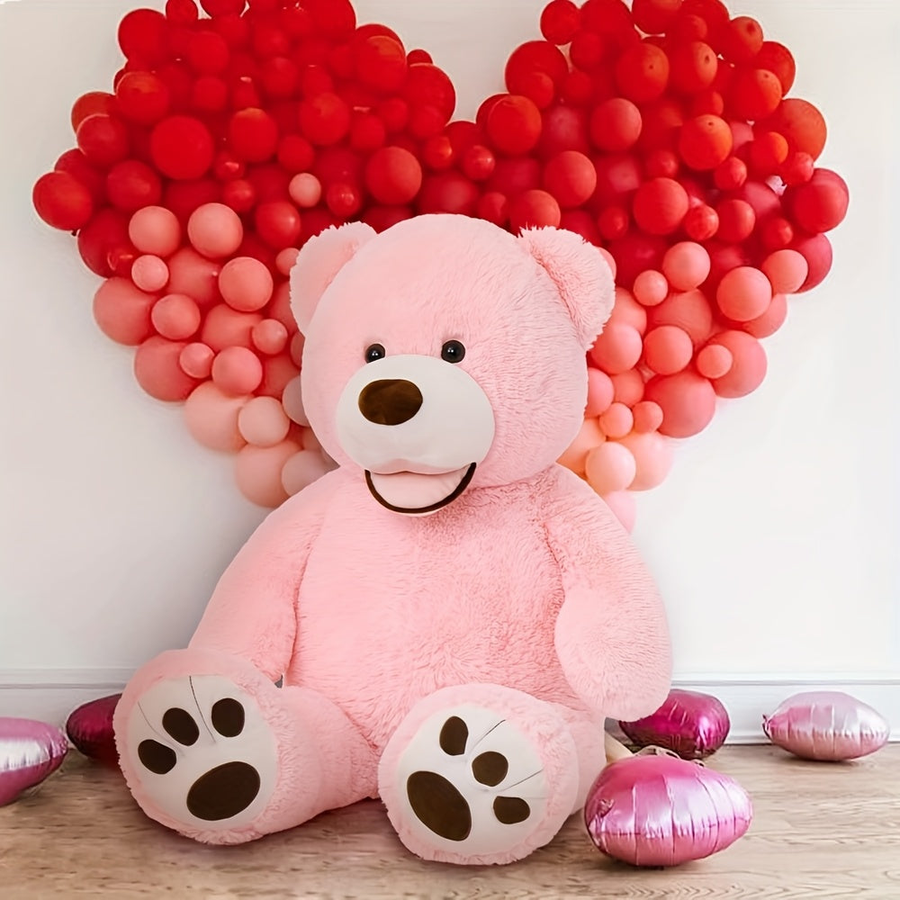 MorisMos Giant Teddy Bear Plush 5ft, Huge Pink Teddy Bears for Girlfriend, 5 Foot Large Big Bear Gifts, Baby Shower, Birthday