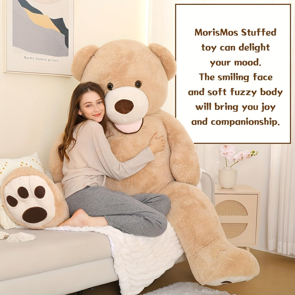 Giant Teddy Bear Plush MorisMos Giant 6 Feet Teddy Bear Plush | Life Size Huge Teddy Bears for Girlfriend Boyfriend, 6 Foot Large Bear Gifts, Baby Shower, Birthday
