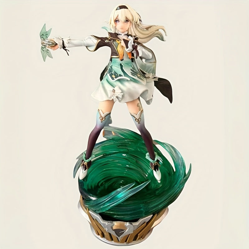 Anime-Themed PVC Statue with Dual Hair & Blue Accents - Ideal for Desk and Car Decor, Perfect Gift for Christmas, Halloween, Birthdays, and Anime Enthusiasts, Anime Room Decor