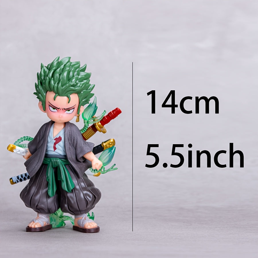 One Piece Zoro Q Statue - 5, 5\