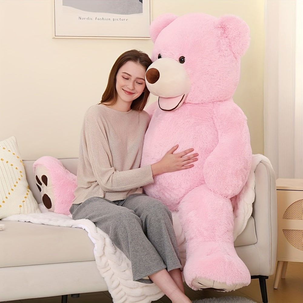 MorisMos Giant Teddy Bear Plush 5ft, Huge Pink Teddy Bears for Girlfriend, 5 Foot Large Big Bear Gifts, Baby Shower, Birthday
