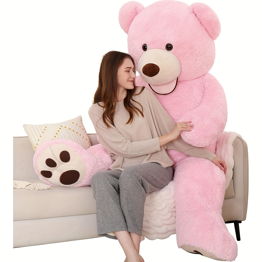 MorisMos Giant Teddy Bear Plush 5ft, Huge Pink Teddy Bears for Girlfriend, 5 Foot Large Big Bear Gifts, Baby Shower, Birthday