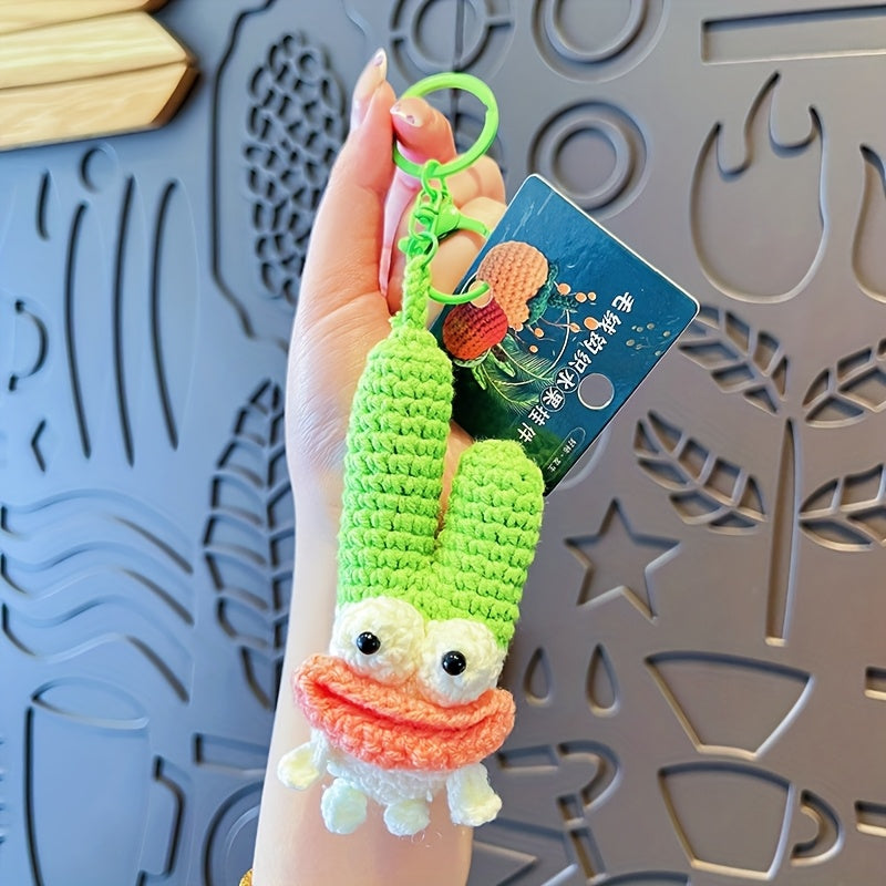 1pc\u002F2pcs Creative Ingredients Green Onion Plush Keychain Cute Cartoon Funny Sausage Mouth Couple Backpack Messenger Bag Pendant Gift