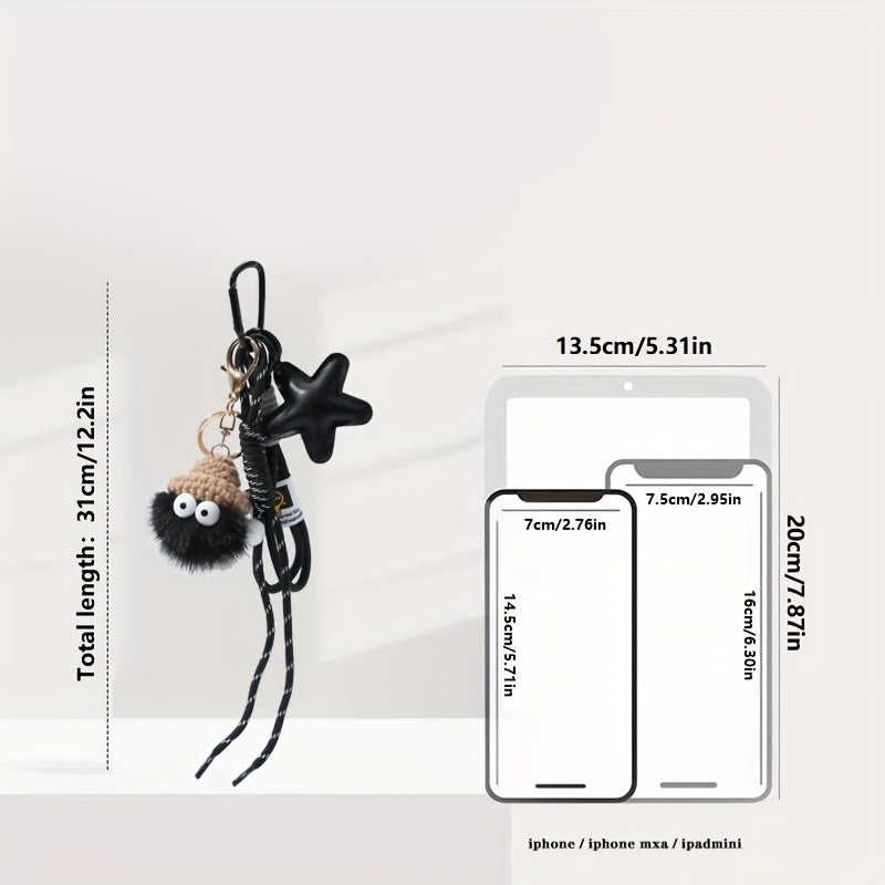 Small eggette camera bag pendant Schoolbag pendant exquisite keychain DIY doll