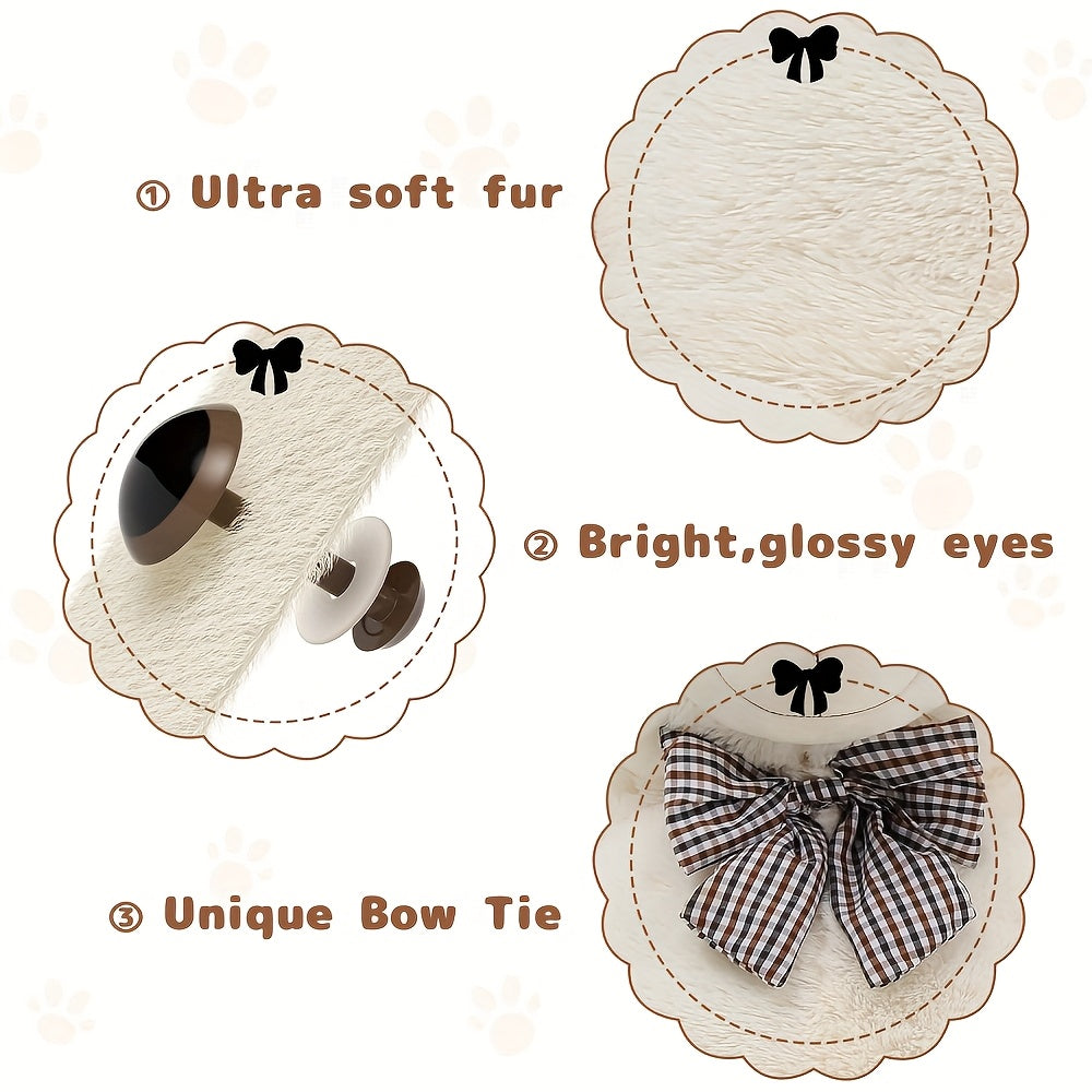 MaoGoLan Giant White Teddy Bear Stuffed Animal 6 Feet, Soft Cuddly Smiling Face Big Life Size Valentines Teddy Bear Plush Gift for Boyfriend Girlfriend, Brithday